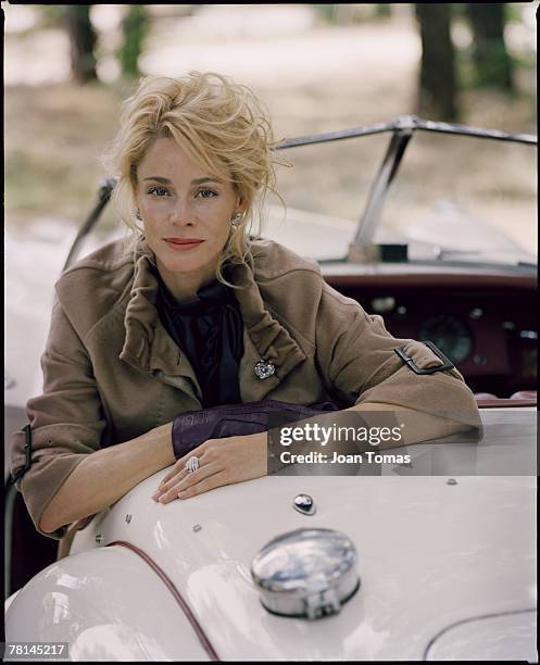 Actress Belen Rueda poses for a portrait shoot for La Vanguardia magazine in Madrid on July 13, 2007.