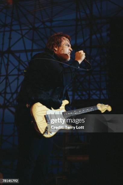 Meat Loaf Performing At Donnington Stadium, England