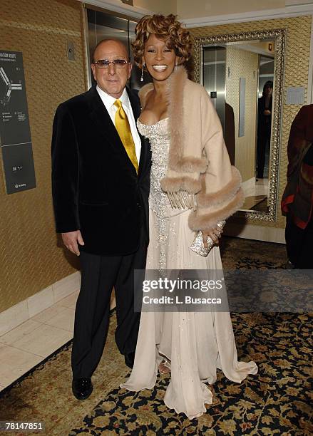 Clive Davis, Chairman and CEO BMG US, and Whitney Houston *EXCLUSIVE*