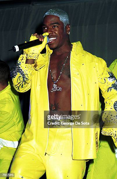 Hip Hop and Rap sensation Sisqo performs at the clickradio.com launch party May 11, 2000 at "Exit" nightclub in New York City.