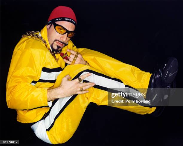 Actor and comedian Sacha Baron Cohen aka Ali G poses for a portrait shoot in London, 3rd February 2003.