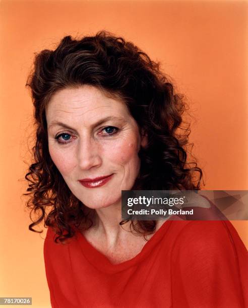 Actress Geraldine James poses for a portrait shoot in London, 10th May 2004.