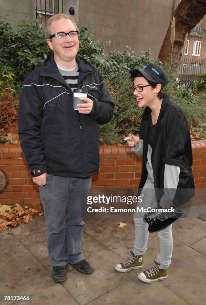 Harry Enfield and Jaime Winstone attend 'Portobello Pantomime' Photocall at The Tabernacle, Notting Hill on November 30, 2007 in London, England.