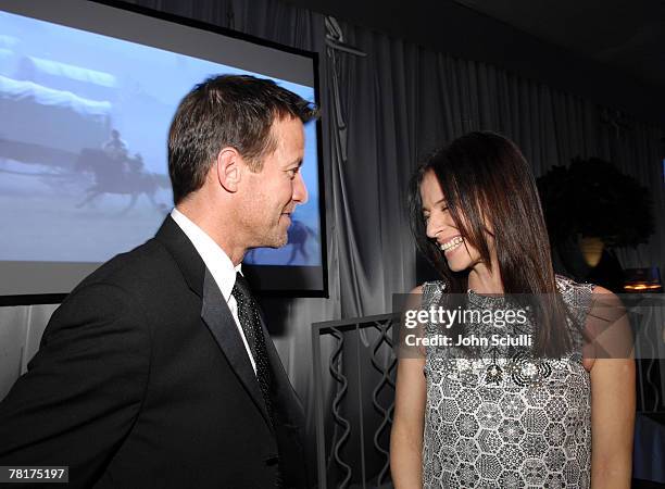 James Denton and Susie von den Stemmen at Elton John AIDS Foundation Oscar Party Sponsored by Audi