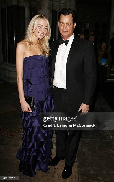 Noelle Reno and Matthew Mellon attend the Fortune Forum Summit at Royal Courts Of Justice on November 30, 2007 in London, England.