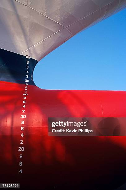 close up of a ships steel hull - the deep hull stock pictures, royalty-free photos & images