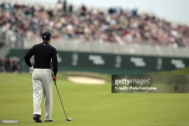 S Tiger Woods during the first round of the 2006 WGC American Express Championship held at the Grove Golf Club in Watford, Great Britain on September...