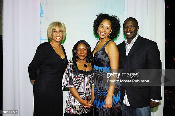 Gail Mitchell ,Stephine Mills and guests attend the Billboard R&B HipHop awards Party on November 30, 2007 at Dreamz ATL Nightclub in Atlanta,...