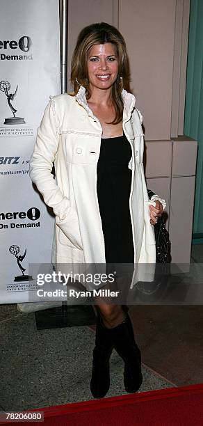 Actress Beth Toussaint arrives at the 11th Annual Ribbon of Hope Celebration 2007 to honor televisions excellence and commitment to HIV/AIDS...