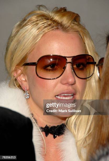 Singer Britney Spears attends the Scandinavian Mansion of Style held on December 1, 2007 in Los Angeles, California.