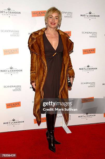 Actress Sharon Stone attends the Scandinavian Mansion of Style held on December 1, 2007 in Los Angeles, California.