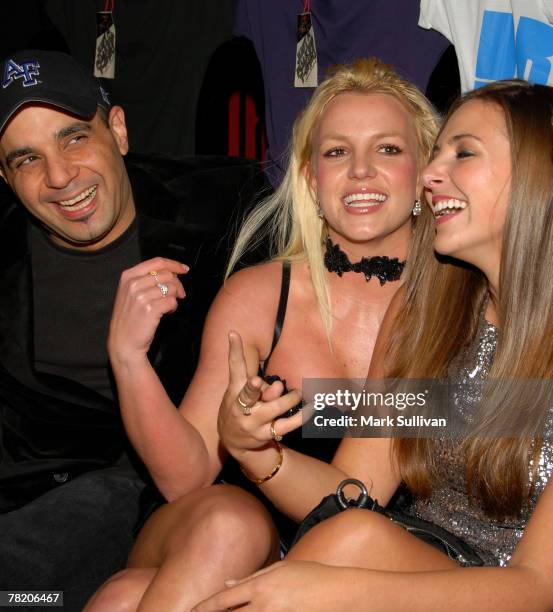 Singer Britney Spears and Ali Simms attend the Scandinavian Mansion of Style held on December 1, 2007 in Los Angeles, California.