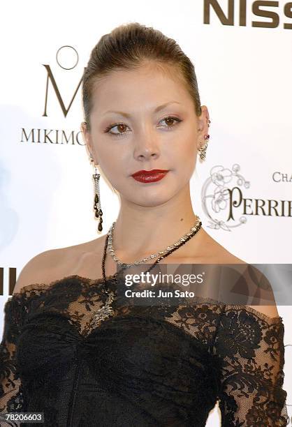 Actress/ Singer Anna Tsuchiya attends Vogue Nippon Women of the Year 2007 awarding ceremony at Grand Hyatt Hotel on November 26, 2007 in Tokyo, Japan.