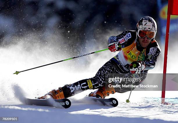 Jake Zamansky competes first run of the Giant Slalom event December 2, 2007 during the Charles Schwab Birds of Prey in Beaver Creek, Colorado.