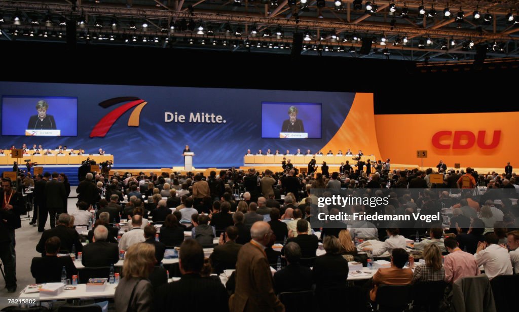 21st CDU Party Congress - Day 1