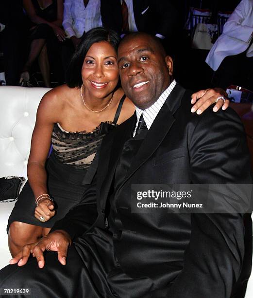 Cookie Johnson and Earvin Magic Johnson