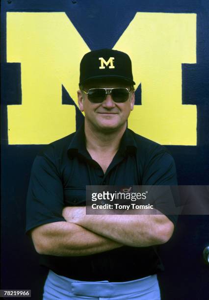University of Michigan Wolverines head coach Bo Schembechler in 1981.