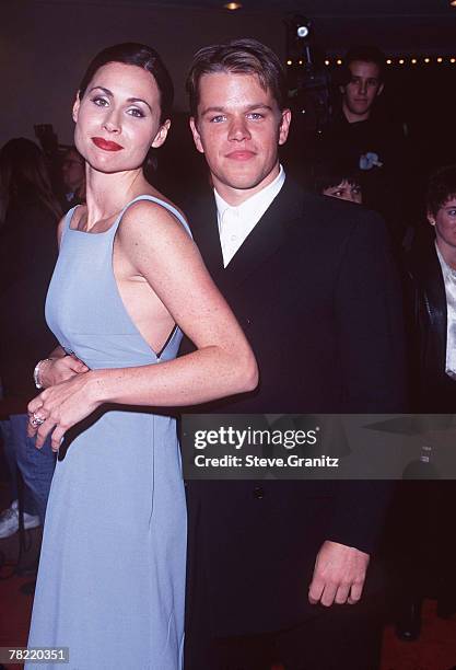 Matt Damon and Minnie Driver