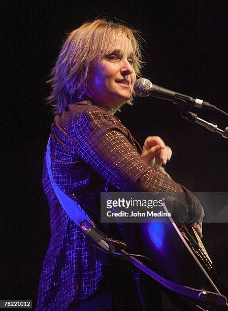Melissa Etheridge performs during the Safeway Foundation Gala 'Nuture the Seeds of Hope' on November 3, 2007 at Treasure Island in San Francisco,...