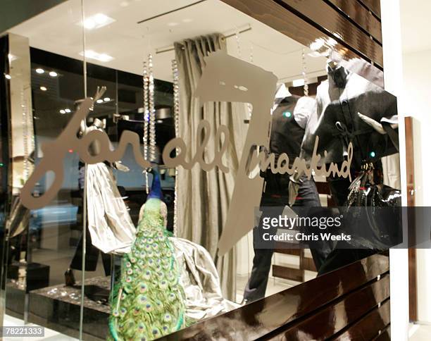 General view of atmosphere is seen at the opening of the 7 For All Mankind store on Robertson Boulevard on November 15, 2007 in Los Angeles,...
