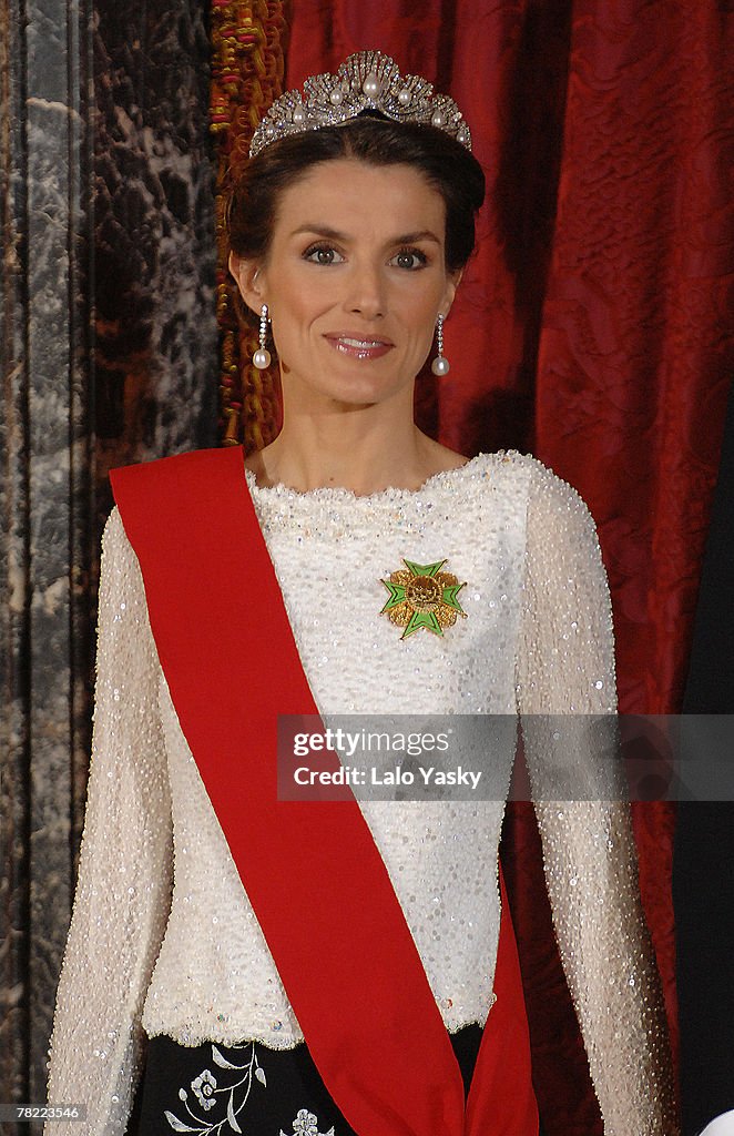 Spanish Royals Host Gala Dinner
