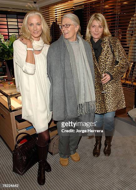 Joely Richardson, Vanessa Redgrave and Jemma Redgrave at the Ballantyne Charity Party in benefit of the Helen Bamber Fundation held at the Ballantyne...
