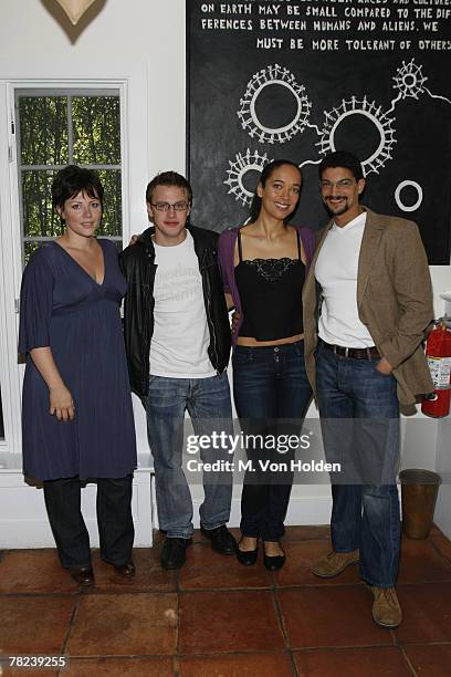 Dagmara Dominczyk, Noah Fleiss, Lena Todd, Carmen Chaplin and Mido Hamada