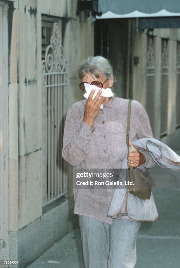 Greta Garbo Headed Towards Her East 52nd Street - June 1, 1978