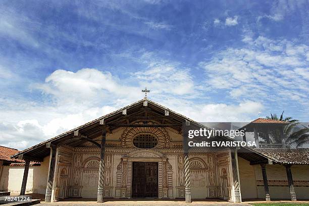 Picture of the Jesuit Missions' church in San Javier, Chiquitos, Bolivia, some 220 km from Santa Cruz de la Sierra, on December 1st, 2007. San...