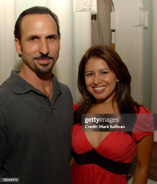 Actor Oscar Torre and actress Kikey Castillo attend the 5th Annual Essence of Latinas Tour held in West Hollywood, California on September 25, 2007.