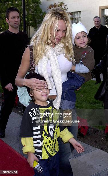 Pamela Anderson and sons