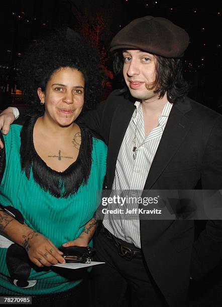 Kimya Dawson and Adam Greene at the after party for the premiere of Fox Searchlight's "Juno" at the Village Theater on December 3, 2007 in Westwood,...