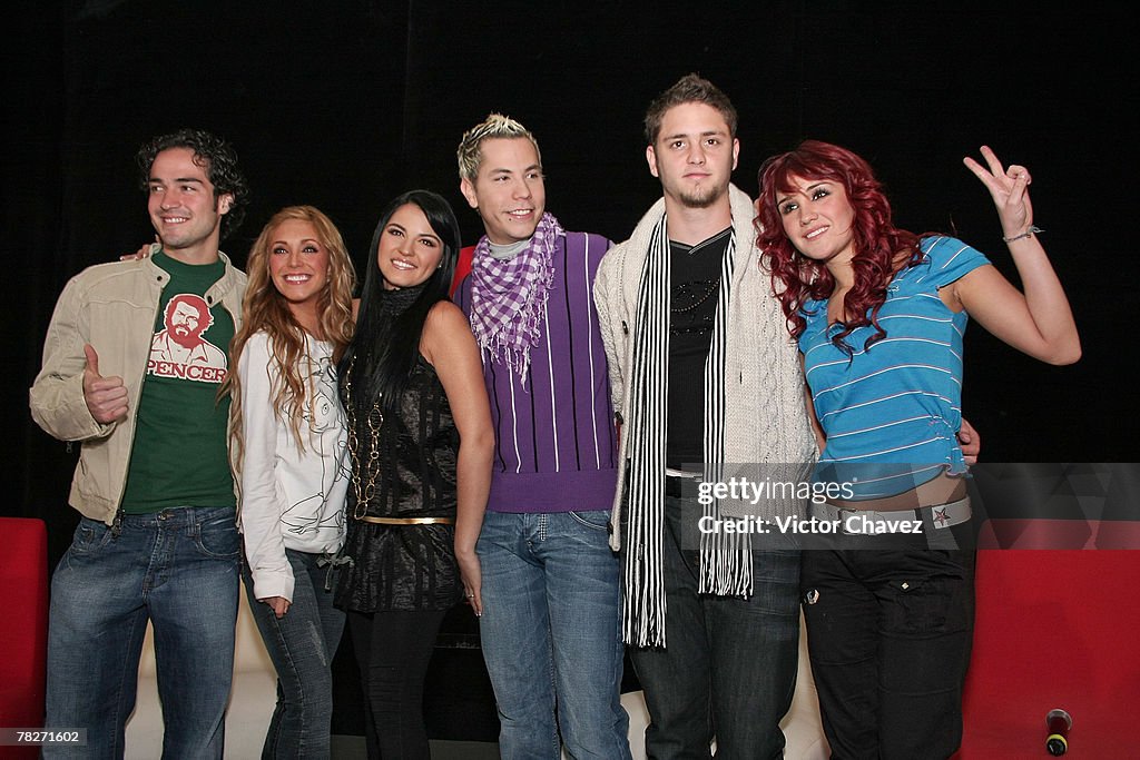 RBD Press Conference in Mexico City