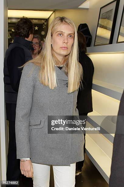 Lavinia Borromeo attends the launch party of 'Italia Independent Ambassador' at the fashion store San Carlo on December 5, 2007 in Turin, Italy....