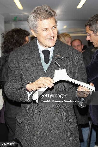 Alain Elkann attends the launch party of 'Italia Independent Ambassador' at the fashion store San Carlo on December 5, 2007 in Turin, Italy. Italia...