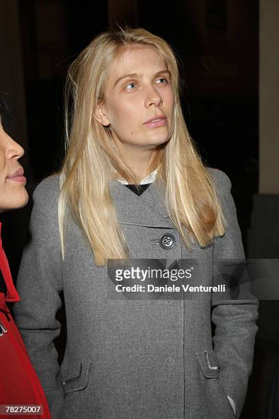 Lavinia Borromeo attends the launch party of 'Italia Independent Ambassador' at the fashion store San Carlo on December 5, 2007 in Turin, Italy....