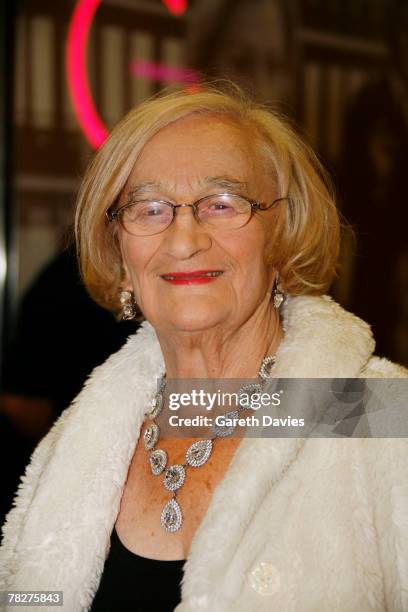 Liz Smith attends the British Comedy Awards at London Studios December 5, 2007 in London, England.