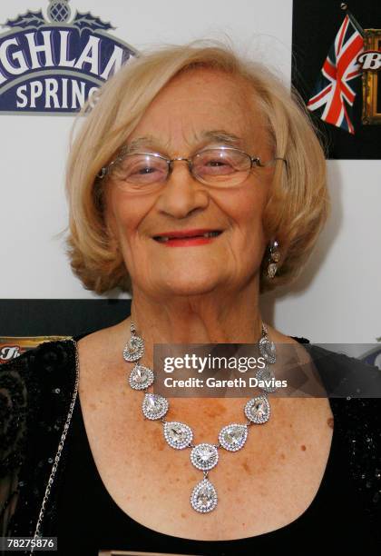 Liz Smith attends the British Comedy Awards at London Studios December 5, 2007 in London, England.