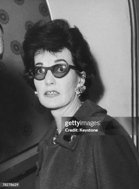 English actress and playwright Judy Campbell in Brighton, where her play 'The Bright One' is being performed, 25th November 1958.