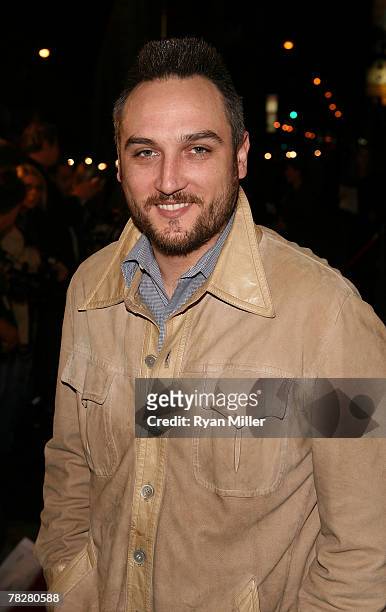Actor Alex Quinn arrive at the 1st Annual Fulcage "Christmas with a Conscience" Fashion Charity Extravaganza held at Boulevard 3 on December 5 in Los...