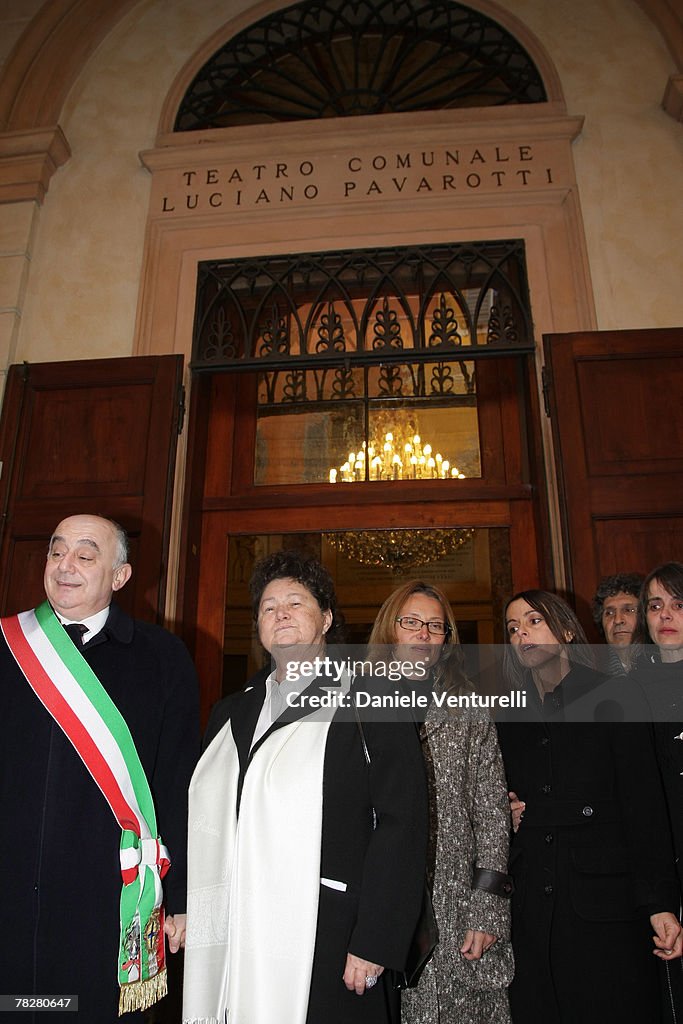 Modena Communal Theatre Named After Late Luciano Pavarotti