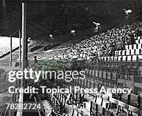 Seats at the new Wembley Stadium are tested with sandbags, February 1923.