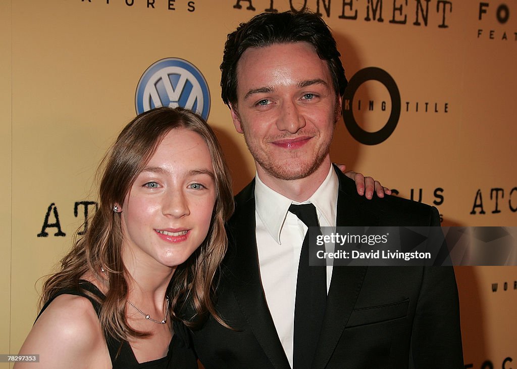 Premiere Of Focus Features' "Atonement" - Arrivals