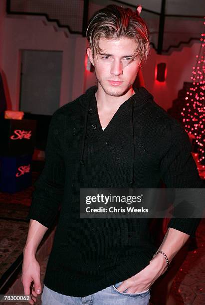 Actor Jason Paige attends the Stride Gum holiday party on December 6, 2007 in Hollywood, California.