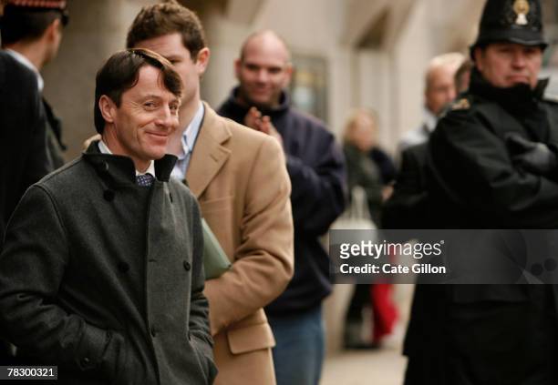 Kieren Fallon leaves the Central Criminal Court on December 7, 2007 in London, England. Fallon and two other jockeys have been cleared of race fixing...