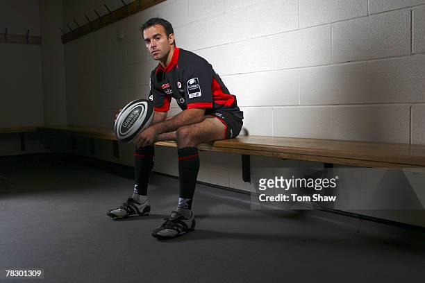 Neil de Kock of Saracens Rugby Club poses during the Guinness Premiership launch at Twickenham on August 30, 2007 in London, England.