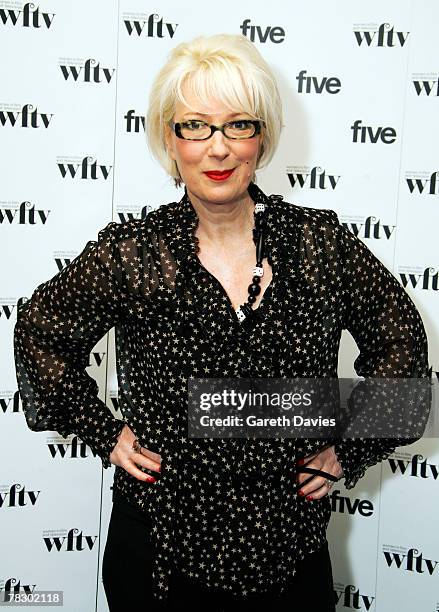Presenter Jenny Eclair at the 'Five' Women in Film and Television Awards at the Hilton Hotel, December 07, 2007 in London, England.