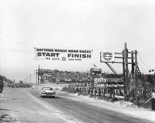 Although the Daytona Beach course in Daytona Florida was a temporary track built on the beach and a stretch of public highway, Bill France, Sr., and...