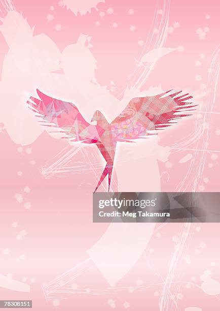 bird flying in the sky - firebird stock illustrations