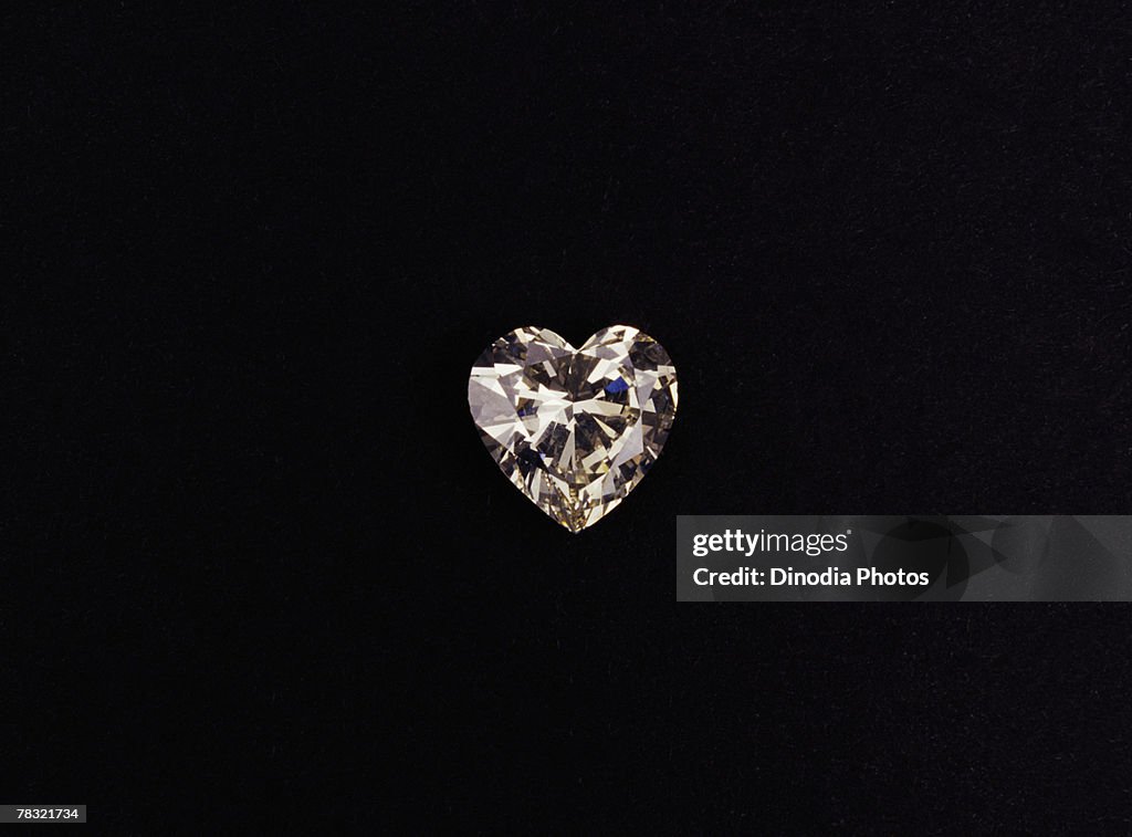 Heart-shaped diamond